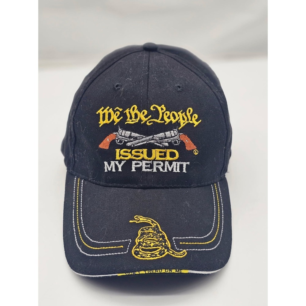 We The People  Issues My Permit Cap Hat Adjustable- Size 0/S- America